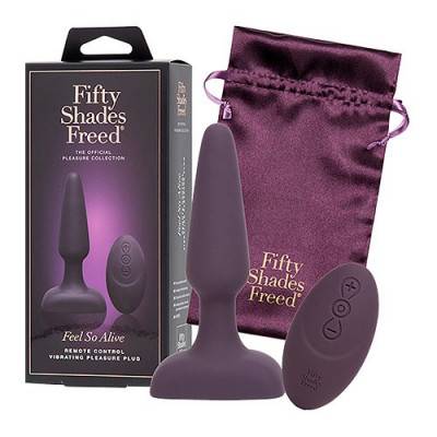 50 Shades of Grey -Feel so Alive Remote Control Pleasure Plug Open Box View