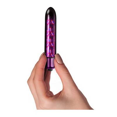 Rocks Off - Cosmic Delight Mini Vibe - Purple Handheld View