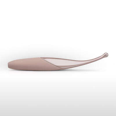 Senzi Pinpoint Vibrator - Pink Unboxed Side View