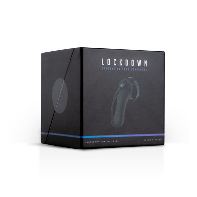 Lockdown Chastity Cage - Large Boxed View