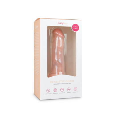 Realistic Dildo White  - Small Boxed View