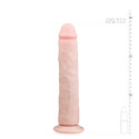 Realistic Dildo White - Large Dimensions View