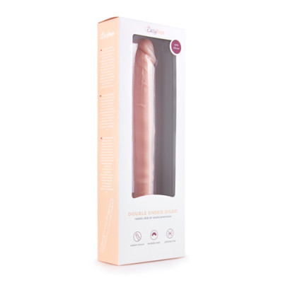 Easytoys Double Ended Dildo - White Boxed View