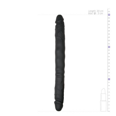 Easytoys Double Ended Dildo - Black Dimensions