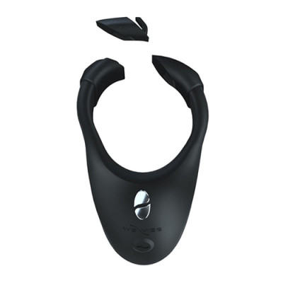 We-Vibe Bond Stimulation Ring - Charcoal Black Top View