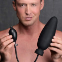 Dick-Spand Inflatable Silicone Dildo Handheld View