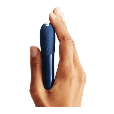 We-Vibe Tango X - Midnight Blue Handheld Side View