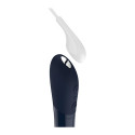 We-Vibe Tango X - Midnight Blue Side View with Charger