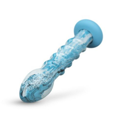 Gildo - Ocean Wave Glass Dildo Unboxed View