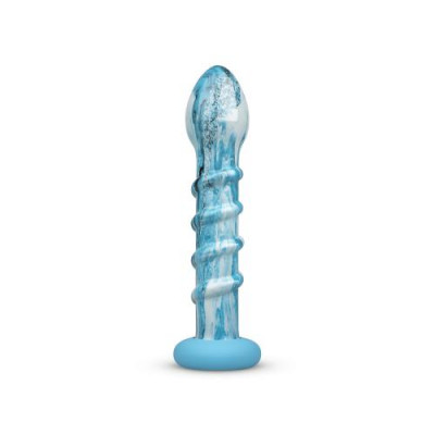 Gildo - Ocean Wave Glass Dildo Unboxed View