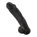 King Cock XL Dildo with Balls - Black Unboxed View