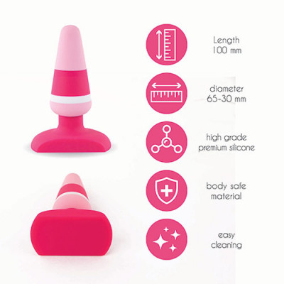 FeelzToys - Plugz Pink Illustration View