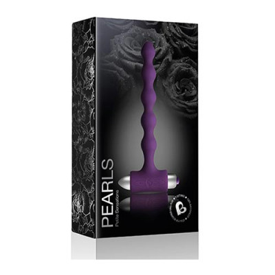 Rocks-Off Petite Sensations Pearls - Purple Boxed View