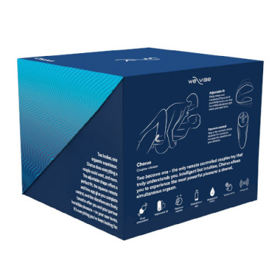 We-Vibe Chorus Couples Vibrator - Cosmic Blue Boxed View