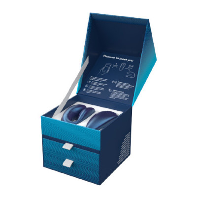 We-Vibe Chorus Couples Vibrator - Cosmic Blue Boxed View